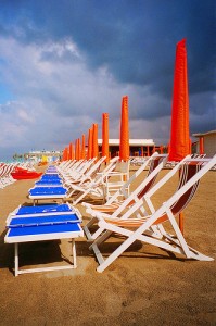 Spiaggia attrezzata in Toscana
